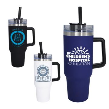 Insulated Travel Tumbler with Handle